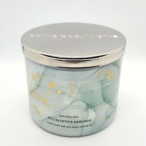 Bath & Body Works 3-Wick Candle in Eucalyptus Springs NEW